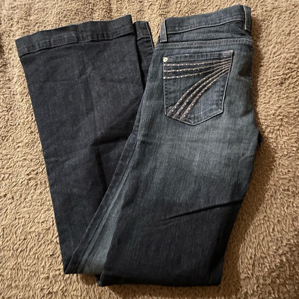 7 sparkly for all mankind dojo jeans